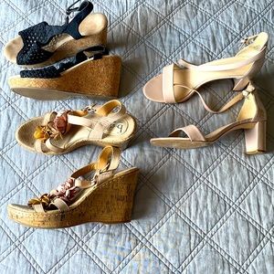Bundle Deal. Set of three Size 9 Heels